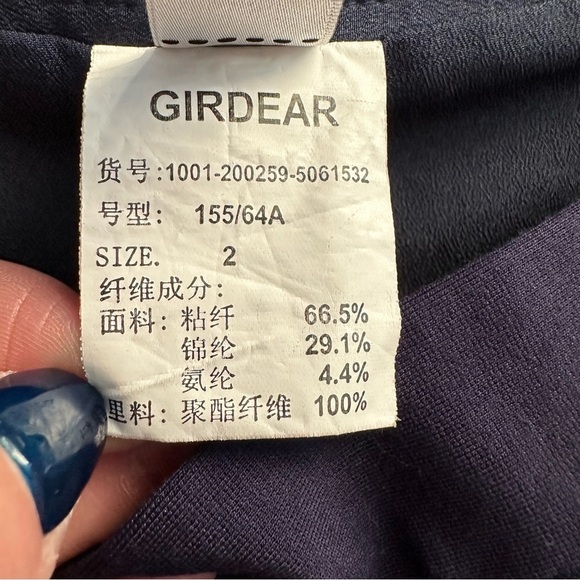 Girdear Celestial Constellation Stars Moon High Waisted A Line Full Skirt 2 blue - Picture 8 of 8